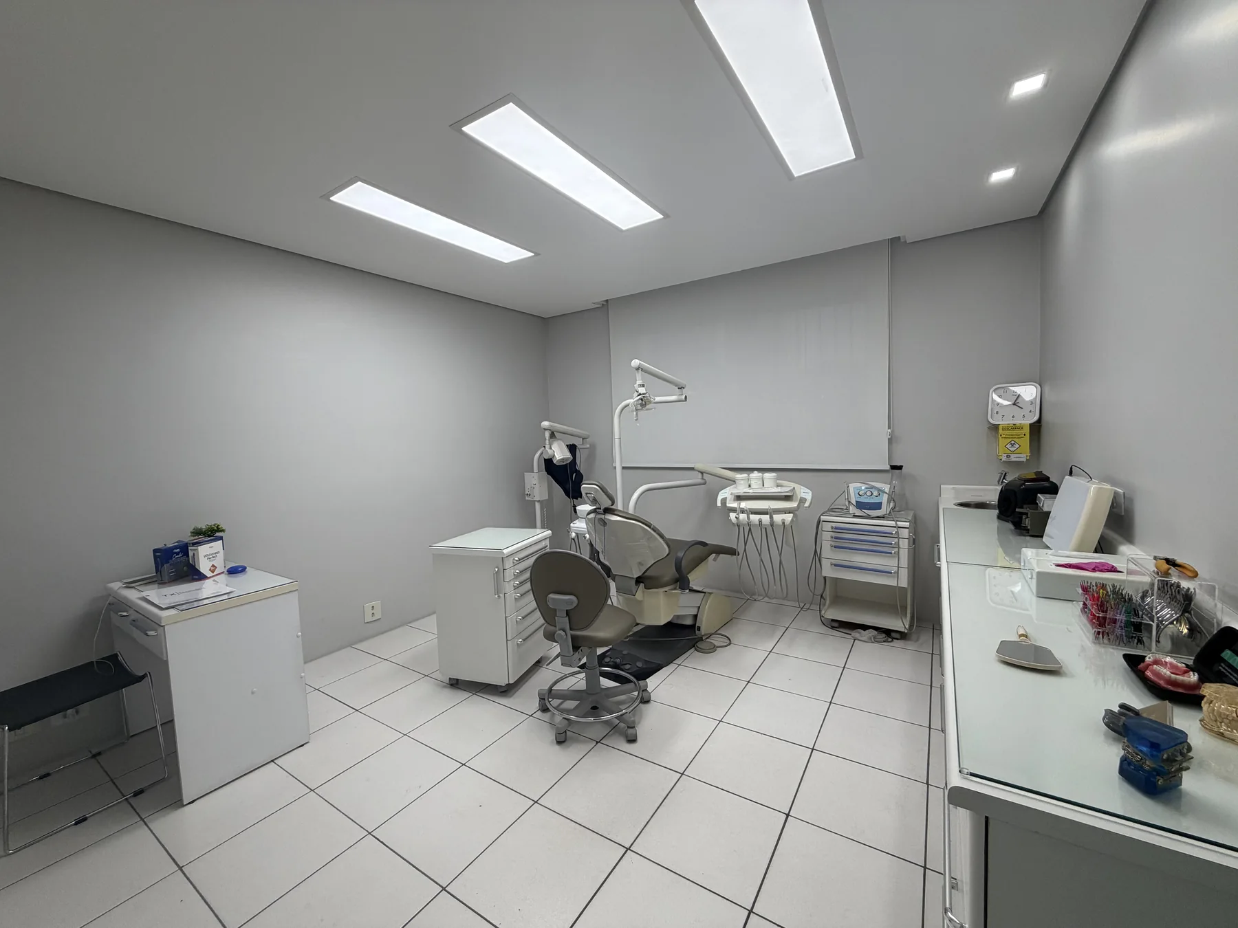 Sala de atendimento odontológico da B Clinic